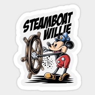 Steamboat Willie Sticker